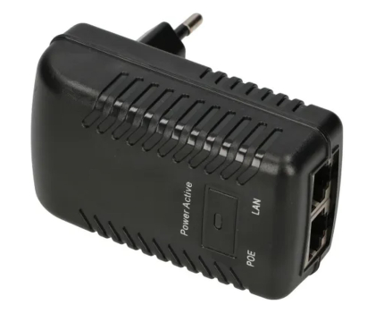 Akcesoria sieciowe ExtraLink POE-12-12W Zasilacz PoE 12V, 1A, 12W, wtyk do gniazda elektr